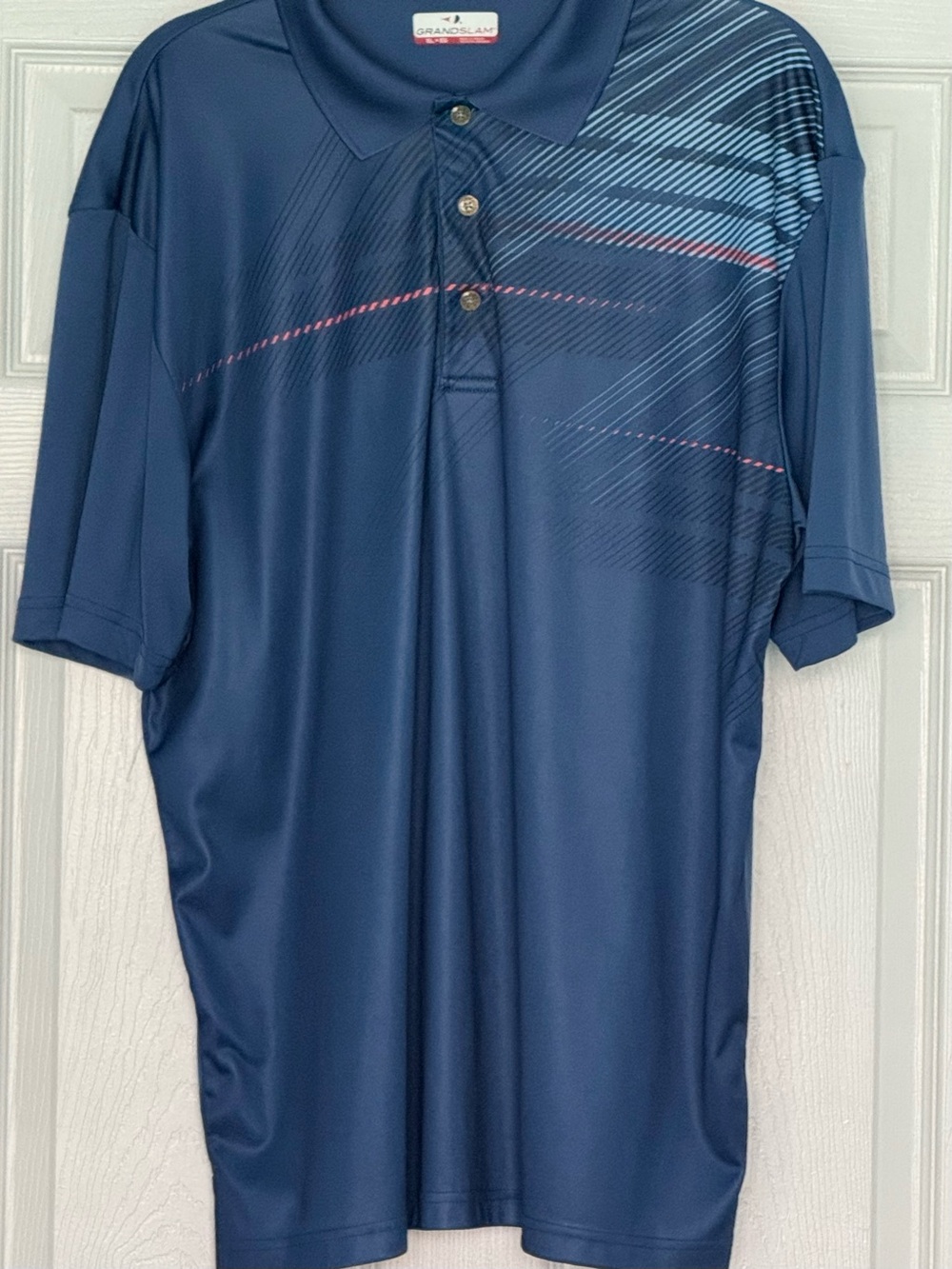 Grand Slam Men’s Blue Performance Polo Shirt